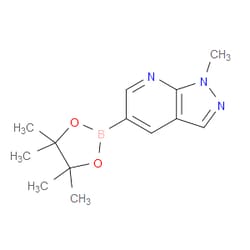 Aobchem&nbsp;1-Methyl-1H-pyrazolo[3 4-b]pyridine-5-boronic acid pinacol ester | ≥95% | CAS 1312312-78-9 | C13H18BN3O2 | 5g