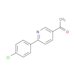 Aobchem&nbsp;1-[6-(4-Chlorophenyl)-3-pyridinyl]ethanone | ≥95% | CAS 1216474-77-9 | C13H10ClNO | 250mg