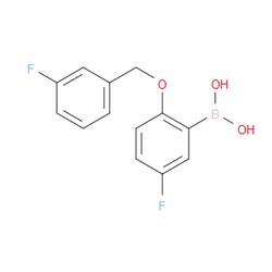 Aobchem&nbsp;5-Fluoro-2-(3-fluorophenylmethoxy)phenylboronic acid | ≥95% | CAS 1256358-53-8 | C13H11BF2O3 | 5g