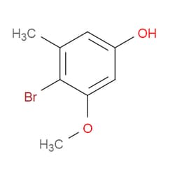 Aobchem&nbsp;4-Bromo-3-methoxy-5-methylphenol | ≥95% | CAS 34132-37-1 | C8H9BrO2 | 250mg