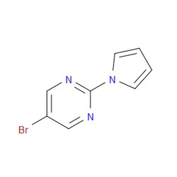 Aobchem 5-Bromo-2-pyrrol-1-yl-pyrimidine | ≥97% | CAS 478258-70-7 | C8H6BrN3