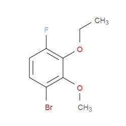 Aobchem&nbsp;1-Bromo-3-ethoxy-4-fluoro-2-methoxybenzene | ≥95% | CAS 2384557-49-5 | C9H10BrFO2 | 500mg