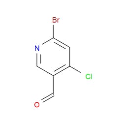 Aobchem&nbsp;2-Bromo-4-chloro-pyridine-5-carbaldehyde | ≥97% | CAS 1060811-24-6 | C6H3BrClNO | 500mg