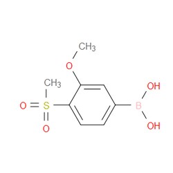 Aobchem&nbsp;(4-Methanesulfonyl-3-methoxyphenyl)boronic acid | ≥97% | CAS 1313617-68-3 | C8H11BO5S | 1g