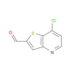 Aobchem&nbsp;7-Chlorothieno[3 2-b]pyridine-2-carbaldehyde | ≥95% | CAS 387819-41-2 | C8H4ClNOS | 5g