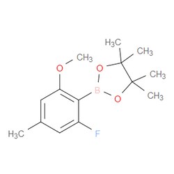 Aobchem&nbsp;2-Fluoro-6-methoxy-4-methylphenylboronic acid pinacol ester | ≥95% | CAS 2121513-46-8 | C14H20BFO3 | 1g