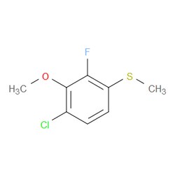 Aobchem&nbsp;(4-Chloro-2-fluoro-3-methoxyphenyl)(methyl)sulfane | ≥97% | CAS 2404734-02-5 | C8H8ClFOS | 1g