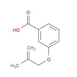 Aobchem&nbsp;3-[(2-Methyl-2-propen-1-yl)oxy]benzoic acid | ≥95% | CAS 149609-84-7 | C11H12O3 | 1g
