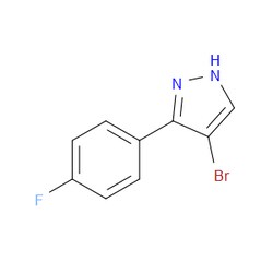 Aobchem 4-Bromo-3-(4-fluorophenyl)-1H-pyrazole | ≥95% | CAS 474706-36-0