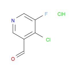 Aobchem&nbsp;4-Chloro-5-fluoro-pyridine-3-carbaldehyde hydrochloride | ≥95% | CAS 2121514-41-6 | C6H4Cl2FNO | 250mg