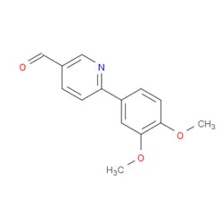 Aobchem&nbsp;6-(3 4-Dimethoxyphenyl)-3-pyridinecarboxaldehyde | ≥97% | CAS 898796-17-3 | C14H13NO3 | 5g