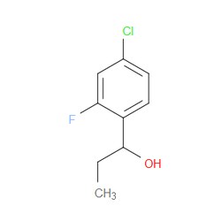 Aobchem&nbsp;4-Chloro- -ethyl-2-fluorobenzenemethanol | ≥95% | CAS 1427380-66-2 | C9H10ClFO | 500mg