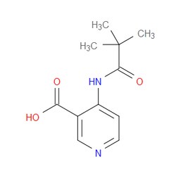Aobchem&nbsp;4-(2 2 2-Trimethylacetamino)pyridine-3-carboxylic acid | ≥97% | CAS 125867-31-4 | C11H14N2O3 | 1g