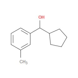 Aobchem&nbsp;-Cyclopentyl-3-methylbenzenemethanol | ≥95% | CAS 1182828-21-2 | C13H18O | 1g