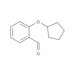 Aobchem&nbsp;2-(Cyclopentyloxy)benzaldehyde | ≥97% | CAS 145742-38-7 | C12H14O2 | 250mg
