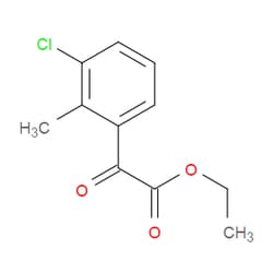 Aobchem&nbsp;Ethyl 2-(3-chloro-2-methylphenyl)-2-oxoacetate | ≥95% | CAS 1256466-32-6 | C11H11ClO3 | 5g