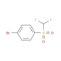 Aobchem&nbsp;1-Bromo-4-((difluoromethyl)sulfonyl)benzene | ≥95% | CAS 51679-57-3 | C7H5BrF2O2S | 500mg