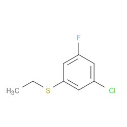 Aobchem&nbsp;(3-Chloro-5-fluorophenyl)(ethyl)sulfane | ≥95% | CAS 1314966-90-9 | C8H8ClFS | 500mg
