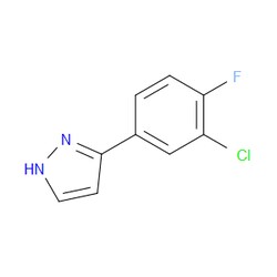 Aobchem 3-(3-Chloro-4-fluorophenyl)-1H-pyrazole | ≥95% | CAS 154258-78-3