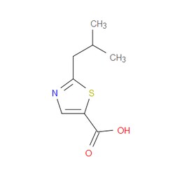 Aobchem&nbsp;2-(2-Methylpropyl)-5-thiazolecarboxylic acid | ≥97% | CAS 1152614-38-4 | C8H11NO2S | 500mg
