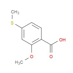Aobchem&nbsp;2-Methoxy-4-(methylthio)benzoic acid | ≥97% | CAS 72856-73-6 | C9H10O3S | 5g