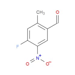 Aobchem&nbsp;4-Fluoro-2-methyl-5-nitrobenzaldehyde | ≥95% | CAS 1807068-56-9 | C8H6FNO3 | 250mg