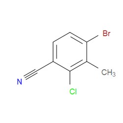 Aobchem&nbsp;4-Bromo-2-chloro-3-methylbenzonitrile | ≥97% | CAS 1254034-53-1 | C8H5BrClN | 5g