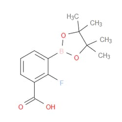 Aobchem&nbsp;3-Carboxy-2-fluorophenylboronic acid pinacol ester | ≥95% | CAS 1373168-89-8 | C13H16BFO4 | 5g