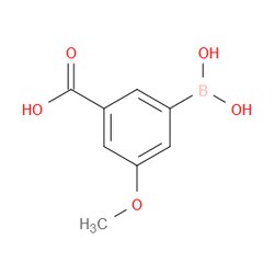 Aobchem&nbsp;3-Carboxy-5-methoxyphenylboronic acid | ≥97% | CAS 1050424-08-2 | C8H9BO5 | 500mg