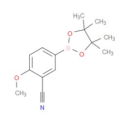 Aobchem&nbsp;3-Cyano-4-methoxyphenylboronic acid pinacol ester | ≥97% | CAS 1220219-22-6 | C14H18BNO3 | 500mg