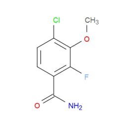 Aobchem&nbsp;4-Chloro-2-fluoro-3-methoxybenzamide | ≥95% | CAS 1323966-12-6 | C8H7ClFNO2 | 5g