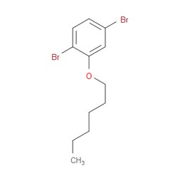 Aobchem&nbsp;2 5-Dibromo-1-(hexyloxy)benzene | ≥95% | CAS 169174-27-0 | C12H16Br2O | 250mg