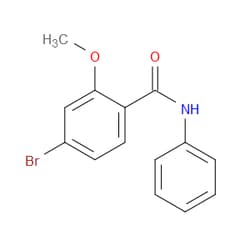 Aobchem&nbsp;4-Bromo-2-methoxy-N-phenylbenzamide | ≥97% | CAS 330793-39-0 | C14H12BrNO2 | 5g