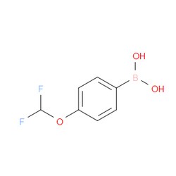 Aobchem&nbsp;(4-(Difluoromethoxy)phenyl)boronic acid | ≥97% | CAS 688810-12-0 | C7H7BF2O3 | 500mg