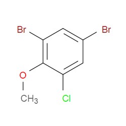 Aobchem&nbsp;4 6-Dibromo-2-chloroanisole | ≥97% | CAS 174913-39-4 | C7H5Br2ClO | 250mg