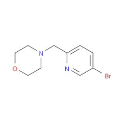 Aobchem&nbsp;4-((5-Bromopyridin-2-yl)methyl)morpholine | ≥97% | CAS 294851-95-9 | C10H13BrN2O | 5g