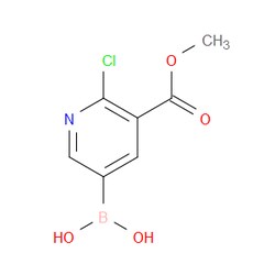 Aobchem&nbsp;(6-Chloro-5-(methoxycarbonyl)pyridin-3-yl)boronic acid | ≥97% | CAS 2096332-17-9 | C7H7BClNO4 | 1g