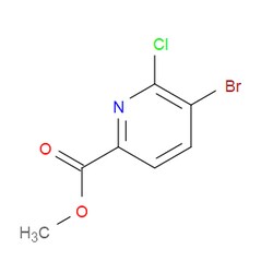 AOBCHEM&nbsp;Methyl 5-bromo-6-chloropyridine-2-carboxylate | ≥97% | CAS 1214353-79-3 | C7H5BrClNO2 | 5g