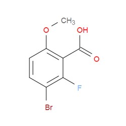 Aobchem&nbsp;3-Bromo-2-fluoro-6-methoxybenzoic acid | ≥97% | CAS 1449008-25-6 | C8H6BrFO3 | 250mg