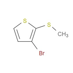 Aobchem&nbsp;3-Bromo-2-(methylthio)thiophene | ≥97% | CAS 66768-75-0 | C5H5BrS2 | 5g