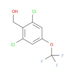 Aobchem&nbsp;2 6-Dichloro-4-(trifluoromethoxy)benzyl alcohol | ≥97% | CAS 886503-04-4 | C8H5Cl2F3O2 | 250mg