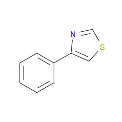 Aobchem&nbsp;4-Phenylthiazole | ≥97% | CAS 1826-12-6 | C9H7NS | 1g