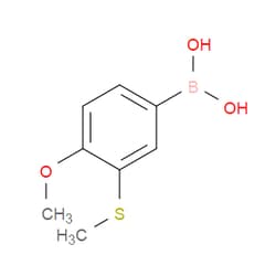 Aobchem&nbsp;4-Methoxy-3-(methylthio)phenylboronic acid | ≥97% | CAS 1451392-05-4 | C8H11BO3S | 5g