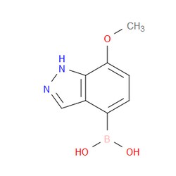 Aobchem&nbsp;7-Methoxy-1H-indazole-4-boronic acid | ≥97% | CAS 2121513-25-3 | C8H9BN2O3 | 1g