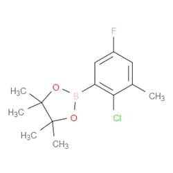 Aobchem&nbsp;2-Chloro-5-fluoro-3-methylphenylboronic acid pinacol ester | ≥97% | CAS 2121512-19-2 | C13H17BClFO2 | 500mg