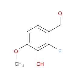 Aobchem&nbsp;2-Fluoro-3-hydroxy-4-methoxybenzaldehyde | ≥97% | CAS 79418-73-8 | C8H7FO3 | 250mg