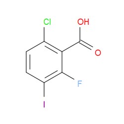 Aobchem&nbsp;6-Chloro-2-fluoro-3-iodobenzoic acid | ≥95% | CAS 2056110-36-0 | C7H3ClFIO2 | 250mg