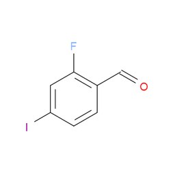 Aobchem&nbsp;2-Fluoro-4-iodobenzaldehyde | ≥95% | CAS 699016-40-5 | C7H4FIO | 5g