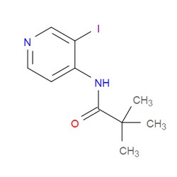 Aobchem&nbsp;N-(3-iodo-4-pyriidinyl)-2 2-dimethylpropanamide | ≥97% | CAS 113975-33-0 | C10H13IN2O | 5g