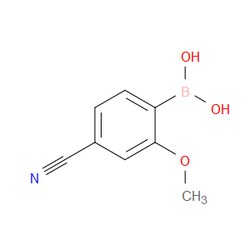 Aobchem&nbsp;(4-Cyano-2-methoxyphenyl)boronic acid | ≥95% | CAS 1256345-67-1 | C8H8BNO3 | 5g